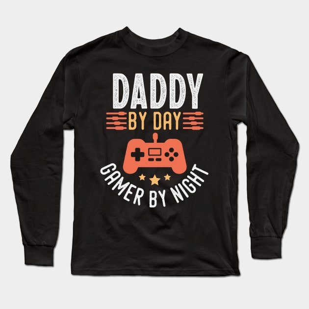 Gamer Daddy Long Sleeve T-Shirt by machmigo